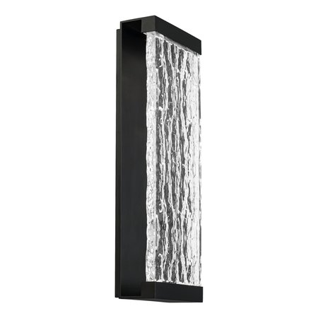 DWELED Fusion 20in LED Indoor and Outdoor Wall Light 3000K in Black WS-W391